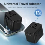 Universal Travel Adaptors, 17W, 2Type C+2USB+AC Port - Image 2