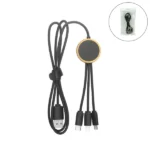 3-in-1 Multi-Charging Cable 100 cm with Light-up Logo