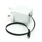 80W GaN Fast Charger Adaptor with Retractable Built-in Type-C Cable - Image 3