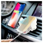 Car Phone Holder with Wireless Fast Charger 15W, Type C - Image 3