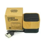 Cube Bamboo Bluetooth Speakers V5.0 - Image 7