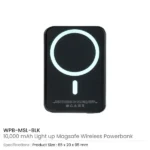 MagSafe Wireless Powerbank, Light-Up Logo, 15W Fast Charging, 10K mAh - Image 2