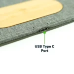 Multi-Function Mousepad, 15W Fast Wireless Charger & LED Logo - Image 2