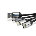 3-in-1 Multi-Charging long cable 105cm with Light Up Logo - Image 4
