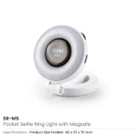 Pocket Selfie Ring Light with MagSafe, Bi-Color LED, 180° Flip Design - Image 8