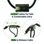 Powerbank 20K mAh with Built-in Type C, Lightning Cables, 45W Fast Charging - Image 2