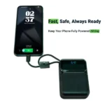 Powerbank 20K mAh with Built-in Type C, Lightning Cables, 45W Fast Charging - Image 8