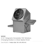 3-in-1, One Touch Rotate Wireless Charging Station 15W Fast Charging - Image 5