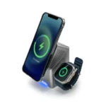 3-in-1, One Touch Rotate Wireless Charging Station 15W Fast Charging - Image 9