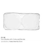 Sunshades for Cars in White Tyvek Material - Image 4