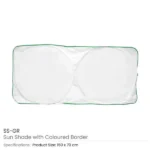 Sunshades for Cars in White Tyvek Material - Image 2