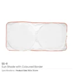 Sunshades for Cars in White Tyvek Material - Image 7