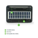 Vintage Design Bluetooth Speaker with Radio and Solar Panel - Image 5