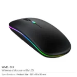 Wireless Slim LED Mouse, Rechargeable & Silent - Image 5