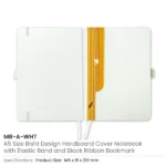 Arabic Bisht Style Notebooks, A5 Size, Elastic Band, Bookmark & Pen Holder - Image 6