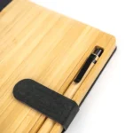 Bamboo and rPET Notebooks with Pen, A5, Bookmark & Magnetic Clasp - Image 5