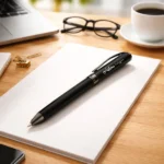 Dorniel Designs Metal Pens Matte Black – Twist Action Ball Pen Blue Ink - Image 2