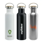 Stainless Steel Bamboo Flask - Image 6