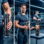 Stainless Steel Water Bottles in Black Matte, Double Wall, 620ml - Image 6