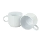 Ceramic Cups 10 Oz Glossy Finish White Color - Image 4