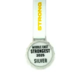 Glass Medals with Metal Frame, 3cm White Ribbon with Box - Image 7