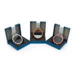 Glass Medals with Metal Frame, 3cm White Ribbon with Box - Image 6