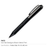 Dorniel Designs Brand Pens, Matte Black, Twist Action, Blue Ink - Image 5