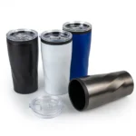 Double Wall SS Tumblers with PP Interior and Transparent Lid 580ml - Image 11