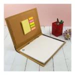 Eco-Friendly A4 Folders, Notepad Sticky Note, Pen & Card Slots - Image 3