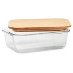 Glass Lunch Box with Bamboo Lid - Image 3
