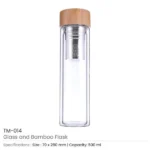 Glass and Bamboo Flask - Image 5