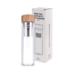 Glass and Bamboo Flask