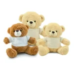 Promotional Teddy Bear Toys with Printable White Tshirt - Image 2