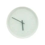 Round Analog Wall Clock in Matte Finish White Color - Image 6