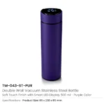 Smart Temperature LED Display Bottles in Soft Touch Finish – 500ml - Image 2