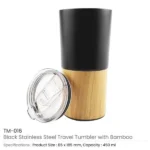 Travel Tumbler with Bamboo - Image 4