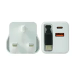 80W GaN Fast Charger Adaptor with Retractable Built-in Type-C Cable - Image 3