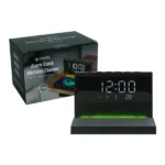 Dorniel Alarm Clock, 15W Wireless Charger & Night Light - Image 2
