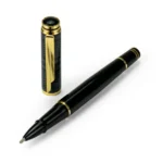 Arabic Traditional Bisht Design Metal Pens, Glossy Black with Gold Outline - Image 7