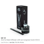 Scented Candle and Aroma Reed Diffuser with 6 Pcs Sticks Gift Sets - Image 2