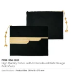 Laptop Sleeve Zipper Pouch with Tassel, Arabic Bisht Design Embroidery - Image 2