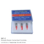 Blades for Roland Plotter, Offset 0.25 mm, 45 Degree - Image 5