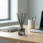 Scented Candle and Aroma Reed Diffuser with 6 Pcs Sticks Gift Sets - Image 3