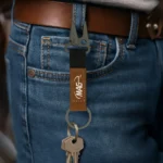 Laserable PU Leather Keychains with Sling Snap Hook - Image 10