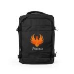 Travel Backpacks in Black Polyester Material - Image 4