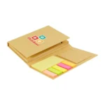 Tri-Fold Notepad with Sticky Notes, Pen, Card Slot and Ruler - Image 7