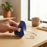 Counter Pen with Base Holder and Secured Chain – Blue Ink - Image 12