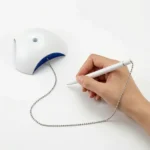 Counter Pen with Base Holder and Secured Chain – Blue Ink - Image 10