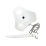Counter Pen with Base Holder and Secured Chain – Blue Ink - Image 10
