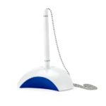 Counter Pen with Base Holder and Secured Chain – Blue Ink - Image 11